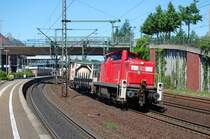 295 018-6 mit einer �bergabe nach Maschen, am 23.5.2009 in HH-Harburg