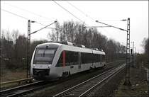 VT11003 ist wieder als RB46  GL�CKAUF-Bahn  nach Gelsenkirchen Hbf unterwegs. (28.03.2009)
