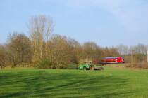 RE richtung Hamburg bei Einfeld. 09.04.09