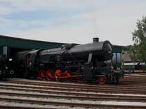 Die 52 1198 am 31.05.2009 in Ampflwang. 