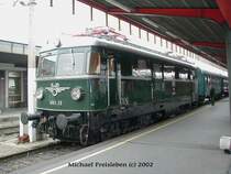 4061.13 am 09.Juni 2002 mit einem Sonderzug in Wien S�dbahnhof