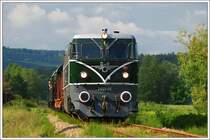 2050.05 der �GEG am 1.6.2009 anl�sslich der Pfingstdampftage in Ampflwang, mit einem Personenzug von Amfplwang nach Timelkam.