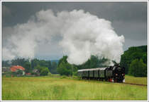 �GEG 78.618 mit einem Fotopersonenzug am 1.6.2009 von Timelkam nach Ampflwang bei Wolfsdoppel aufgenommen.