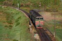 2TE116 - 1444 in Rezekne (10.05.2009)