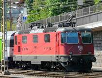 SBB - Re 4/4  11257 im Bahnhofsareal von Bern am 03.05.2009