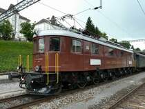 BLS - Oldtimer Ae 6/8 205 im Bahnhof von La Chaux de Fonds am 04.072009