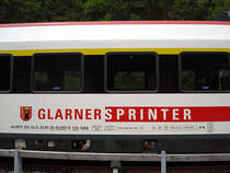 RBDe 560 Domino Glarner Sprinter At NPZ DO GLS, Detailaufnahme. Linthal, 05. Juli 2009
