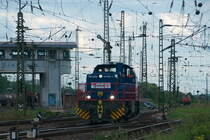  Nicole  ist wieder solo... (MaK G 1206, 275502-3, Gremberg, Ende Mai 2009).