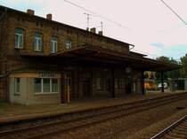 Bahnhofsgeb�ude in Artern; 07.09.2008