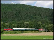 T466.0288 und T466.0254 mit 14916 bei Nedvedice nach Zdar nad Sazavou am 05.07.2009