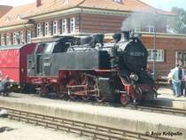 99 2321 wartet am 11.07.09 auf Abfahrt in K�hlungsborn West 