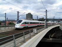 Bahnbildertreffen in Berlin am 11.07.2009. Ein ICE TD bei der Einfahrt in den Berliner Hauptbahnhof