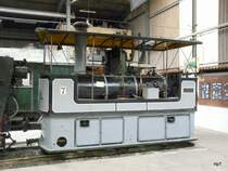 BC - Kastendampflok G 2/4  7 in der Museums Depothalle in Chaulin 30.05.2009am 