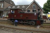 Lok 3 Bison (Hersteller La Meuse Liege Nr,3292/Bauj,1928)der SGB am 11.07.2009 im Bahnhof Simpelfeld (NL) w�hrend der Dampfeisenbahntage der ZLSM