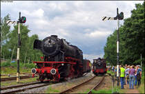 23 076 beim Umsetzen im Bahnhof Simpelveld 12.7.2009