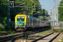 1047 505 war am 12.07.2009 vor D 347  Dacia  (Wien Westbahnhof- Bukarest) bis Budapest keleti pu. vorgespannt. Die Aufnahme entstand in Wien Penzing, hier hatte der Zug bereits 25 Minuten Versp�tung. 