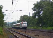 DB 101 144  Hertha BSC  mit dem CNL 459  CANOPUS  + D 61459 von Z�rich HB/Fulda nach Praha hl.n., in Naumburg (Saale); 14.07.2009 