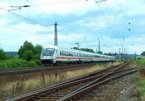 IC 2356 von Ostseebad Binz nach D�sseldorf Hbf, in Naumburg (Saale); 13.07.2009