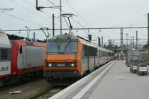 SNCF 26145 bringt den EC Iris aus Z�rich in den Hauptbahnhof Luxemburg ein. 22.07.2009