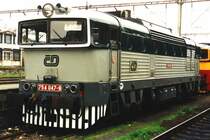 754 047-9 auf Bahnhof Praha-Masarykovo am 8-5-1995. Bild und scan: Date Jan de Vries. 
