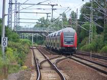 Zug Line RE1  aus Frankfurt/Oder 
Aufgenommen am 28 Juli 09 
in F�rstenwalde/Spree