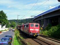 151 097-3 und eine weiter ziehen den  5000er (so nennen Ihn die TF's), der im 4-Stunden-takt von Venlo kommend in Richtung S�den f�hrt, an K�nigsinter vorbei. 28.07.09