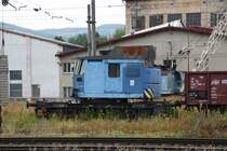 Dei Reste eines EDK stehen am 15.07.09 im ehemaligen BW Chomotov (Komutau). Fotografiert von der gegen�berliegenden frei zug�nglichen Ladestra�e.