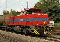 Durchfahrt in K�ln West mit einem Kesselzug. 