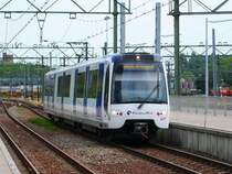 RET Randstadrail bei der Einfahrt in Den Haag CS am 21.07.09