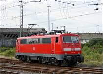 111 114 beim Rangieren in M�nster 31.7.2009