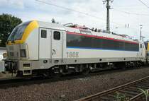 Die 1808 steht gemeinsam mit drei anderen belgischen BR 18 bereit zur Auslieferung, aufgenommen in M�nchengladbach am 26.07.2009