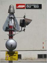 Warnblinkanlage beim Depot Sand in Chur. (19.07.2009)