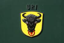 Der Uristier auf der Ae 6/6 11402.