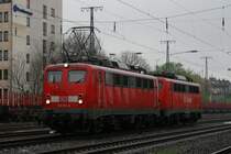 139 554-0 + 140 801-2 als Lz in K�ln West am 17.04.2009