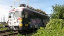 Dieses Dieselme�fahrzeug der BR 701 war am 03.08.09 in Berlin Lichtenberg Bereich R8 abgestellt.