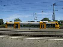 Triebwagen VT 650.57 -ODEG-, Ludwigslust Bf 01.08.2009