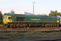 Die 66002 abgestellt im BW Br�hl Vochem der HGK, am 05,08,09