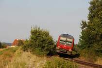 610 519/610 019 am 05.08.2009 bei G�rmersdorf. Im Hintergrund das Wasserschloss Moos.