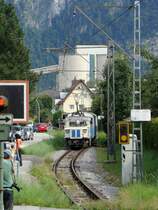 Kleine Krokodil in Wachtlbahn,mit Sonderzug.17.08.2008