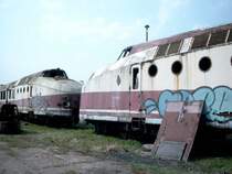 Die beiden Triebk�pfe des VT 175 werden derzeit im SEM Chemnitz verschrottet. Es handelt sich dabei um 175 003+175 004