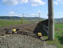 Eine Tal�berbr�ckung der ICE-Strecke zwischen W�rzburg und Schweinfurt