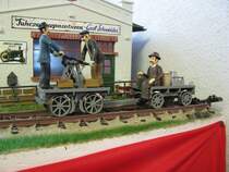 Szene von der Modellbahn-Anlage des Karow-L�bzer-Modellbahnclub e.V. (www.modellbahnclub-karow.de), Plau am See 08.08.2009 