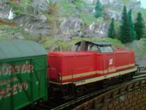 2048 der �BB bei Bergfahrt mit leichtem G�terzug