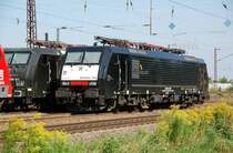 ES 64 F4 - 204 der MRCE steht am 15.08.09 in Gro�korbetha.