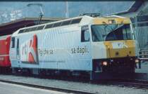 Ge 4/4 III  645 Tujetsch
Werbung: Radio Rumantscha
09.04.04 Chur