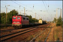 DB 140 459-9 mit gemischtem G�terzug (Nuthetal-Saarmund, 19.08.2009)