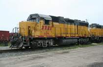 Diesellok GP38AC 2221 (ex.DT&I 218) der LLPX (Locomotive Leasing Partners) am 9.8.2009 in North Bay.