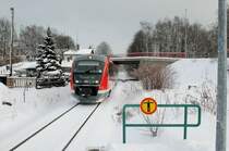 642 056 am 18.02.09 als RB 30922 in Chemnitz-Reichenhain