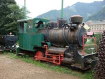 Eine Dampflok am Erzberg in Eisenerz
M�sste wahrscheinlich fr�her in das Bergwerk gefahren sein