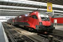 �BB 1116 208-8 am 24. Juli 2009 in M�nchen HBf